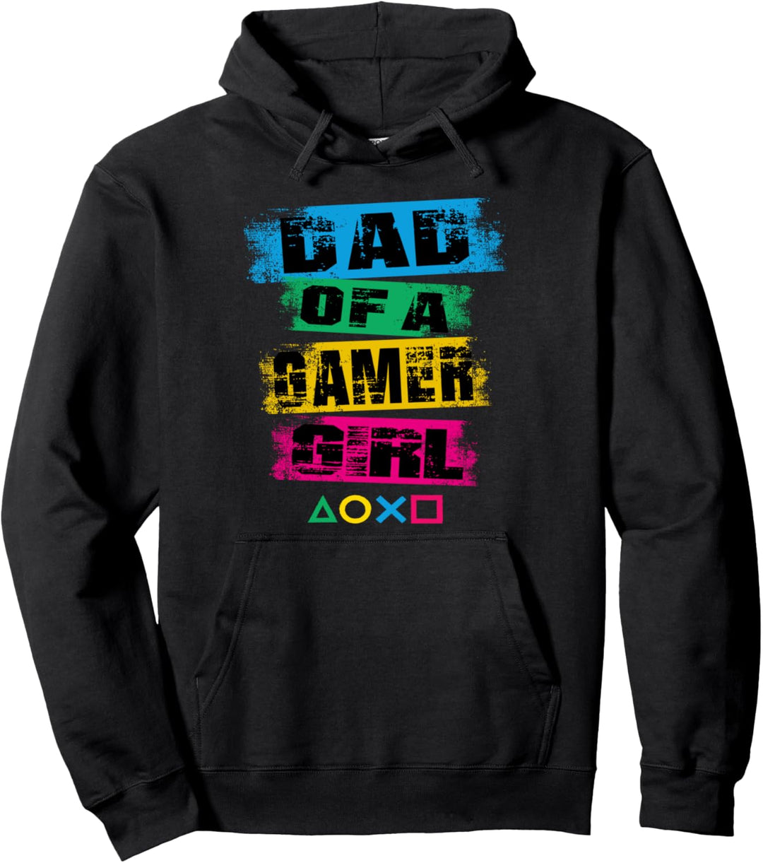 Vater eines Gamer Girl Pullover Hoodie