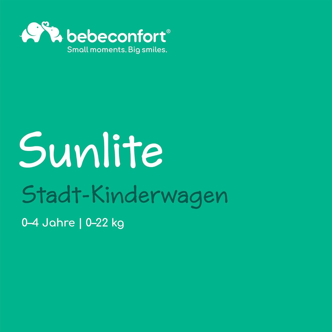 Bebeconfort Sunlite, Kinderwagen Buggy, 0–4 Jahre (max. 22 kg), Babystroller (7,2kg), Liegeposition,
