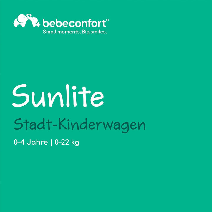 Bebeconfort Sunlite, Kinderwagen Buggy, 0–4 Jahre (max. 22 kg), Babystroller (7,2kg), Liegeposition,