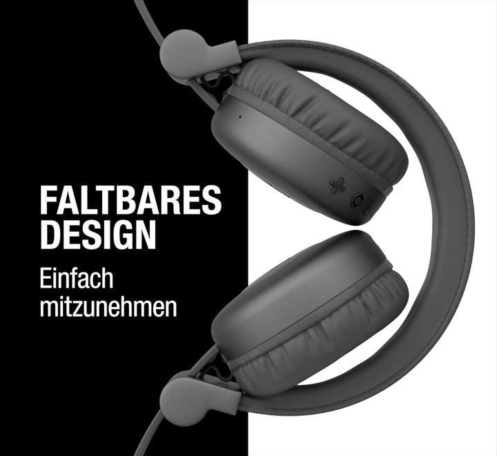 Fresh 'n Rebel Code Core, Bluetooth-Kopfhörer on-Ear, kabellos, 30 Stunden Spielzeit, mit Mikrofon u