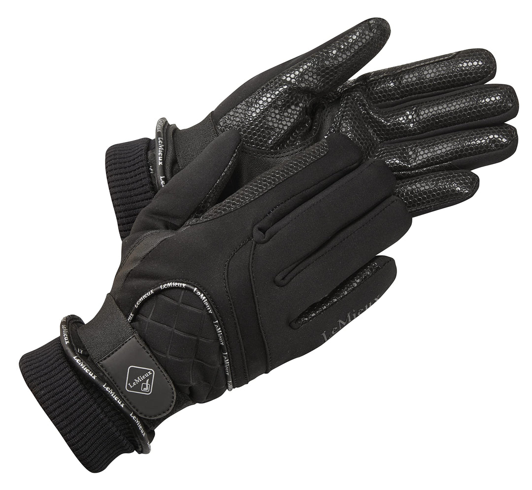 LeMieux ProTouch wasserdichte Lite Handschuhe, Unisex S Schwarz, S Schwarz