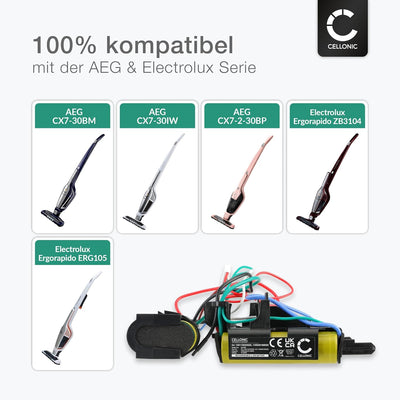 CELLONIC Akku kompatibel mit AEG CX 7 30 BM 90094083900, AEG CX 7 30 IW 90094085800, AEG CX 7 2 30 B