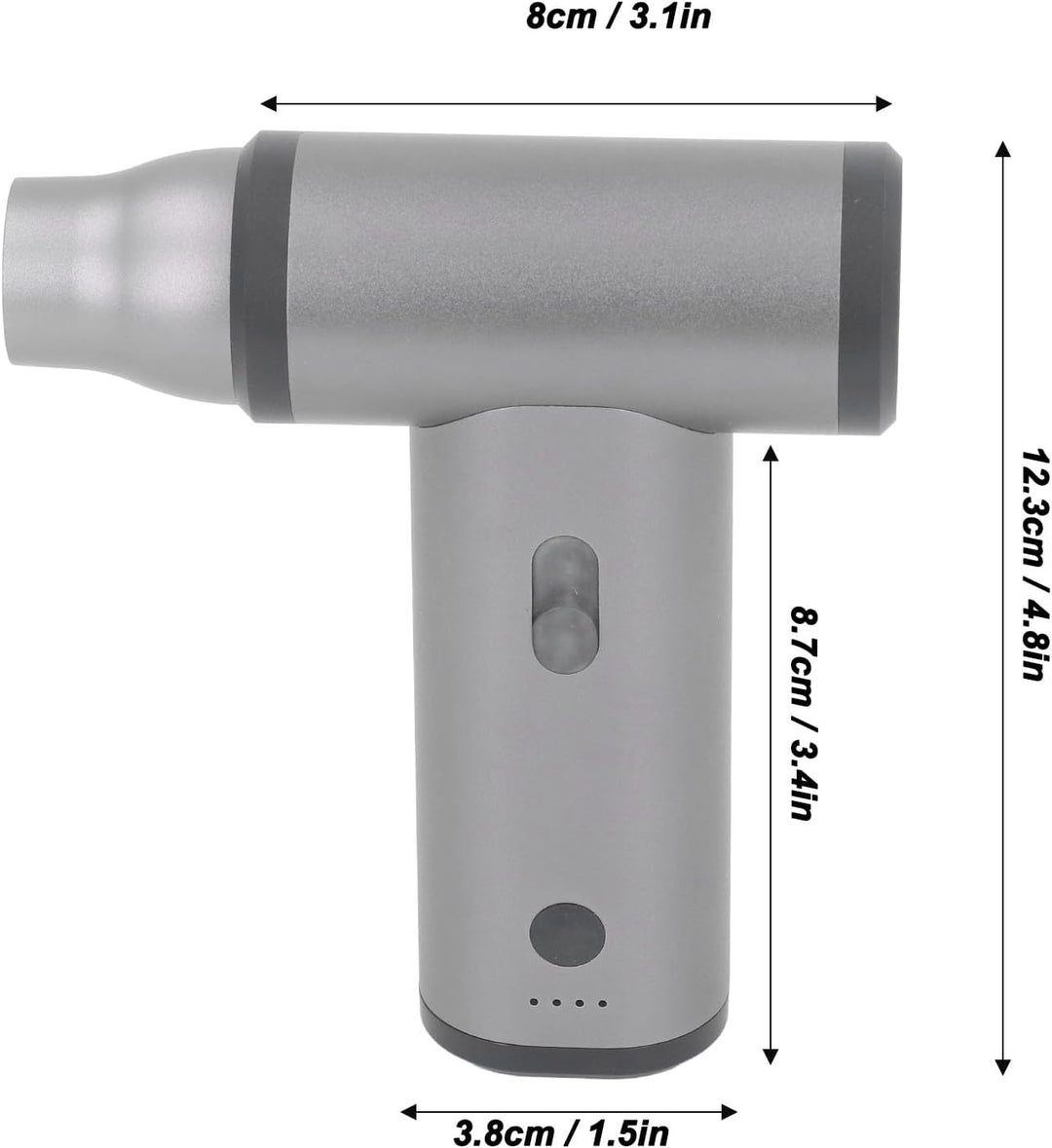 Bewinner Jet Fan Dry Mini-Gebläse, Tragbarer Super-Jet-Lüfter mit 3 Einstellbaren Geschwindigkeiten,