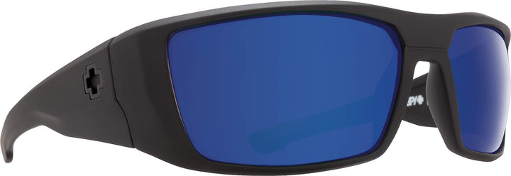 SPY OPTIC Dirk Sonnenbrille Matte Black - Happy Bronze Polarized w/Blue S