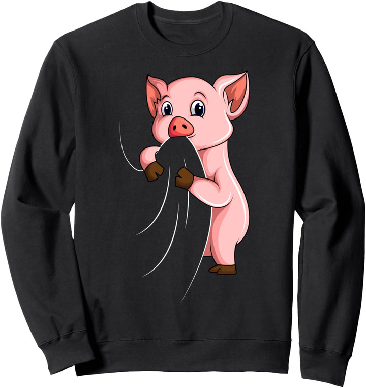 Schweine Schweinchen Kinder Mädchen Schwein Sweatshirt