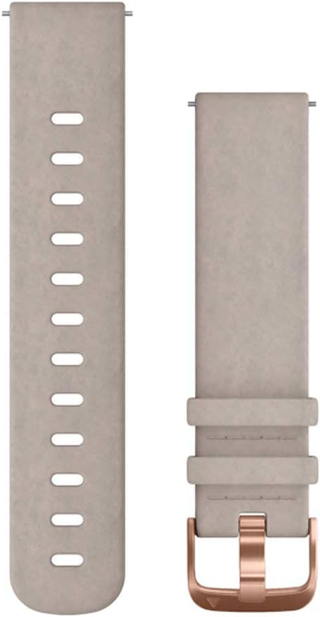 Garmin Schnellwechsel-Armband, 22mm, Leder, einfach ein- und ausklicken, Wechsel ohne Werkzeug mögli