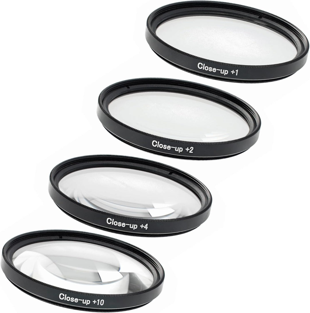 ayex Close up Makro Linsen Set 52mm 4 teilig +1 +2 +4 +10, 52mm
