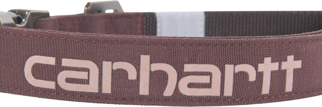 Carhartt Hundehalsband, Nylon, Entenmuster, Gr. M Deep Wine (Nylon-Segeltuch und Gurtband) Medium, D