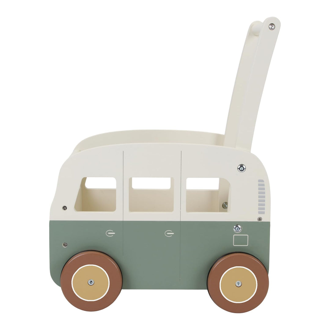 Little Dutch 7126 FSC Holz Laufwagen Camper Bus - Vintage
