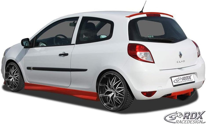 RDX Racedesign RDHAD1-010 Heckschürzenansatz 'Diffuser U-Diff' passend für Renault Clio III HB 2005-