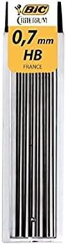 BIC Druckbleistifte, 0,7 mm, HB, 6 Packungen mit je 12 Minen