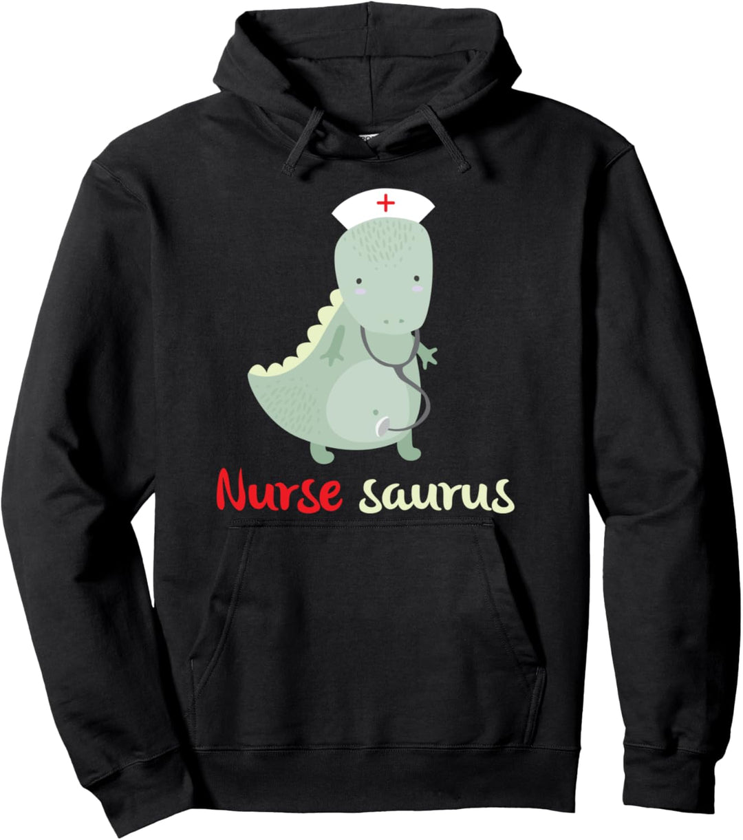 Lustige Oberschwester Nursesaurus Design Krankenschwester Pullover Hoodie