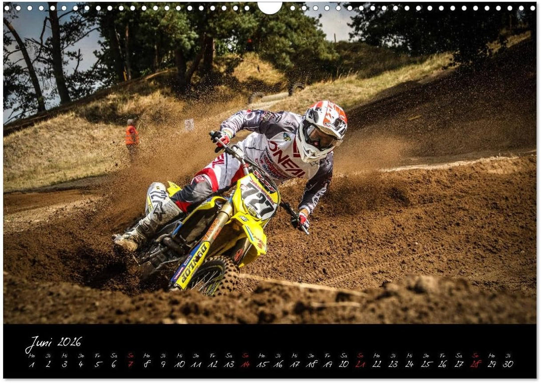 Motocross Racing 2026 (Wandkalender 2026 DIN A3 quer), CALVENDO Monatskalender: Actionreiche Fotos a
