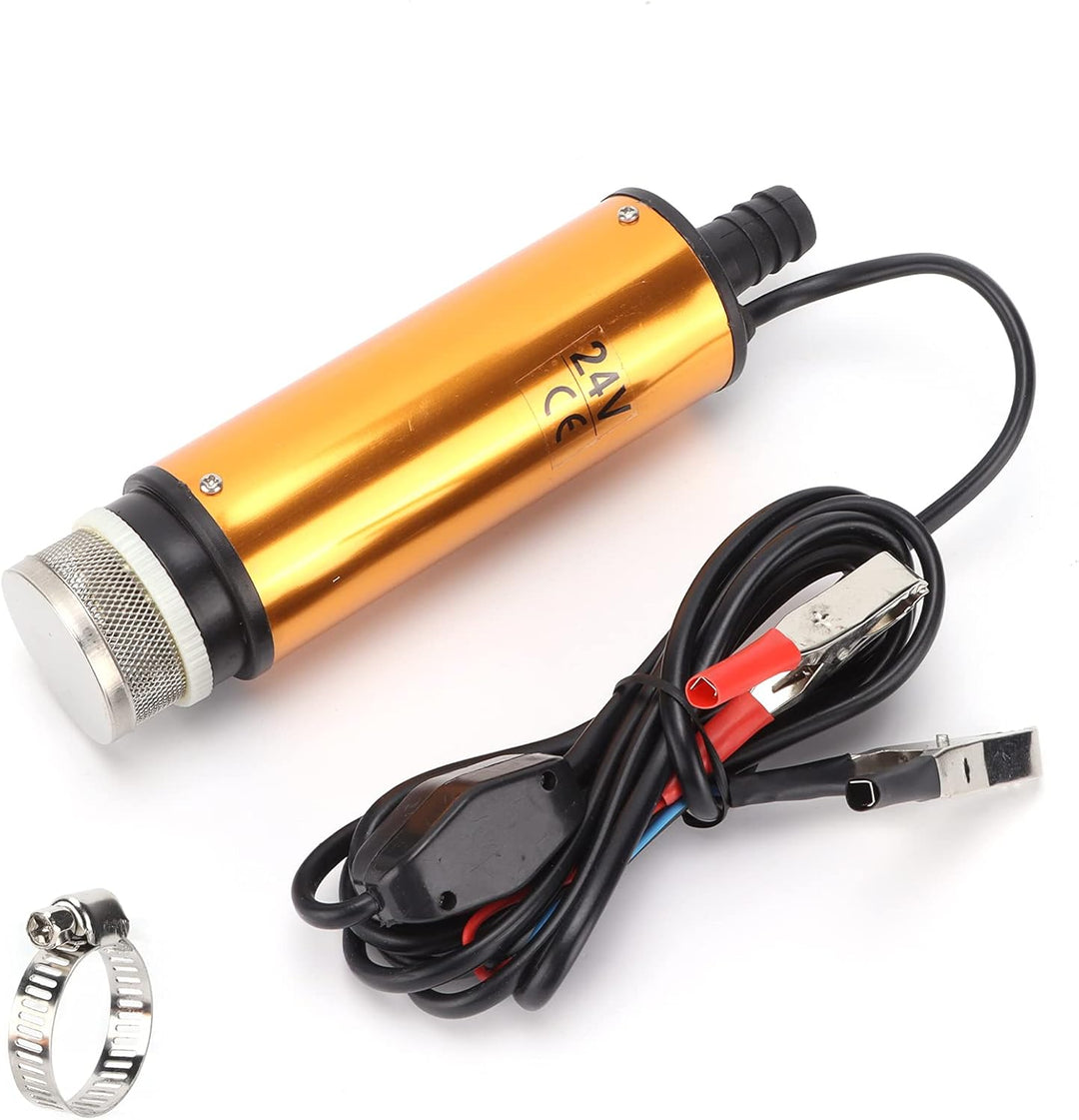 DC 24V Kraftstoffförderpumpe Elektrische Tragbare Mini-Aluminiumlegierungsschale Zum Pumpen von Dies