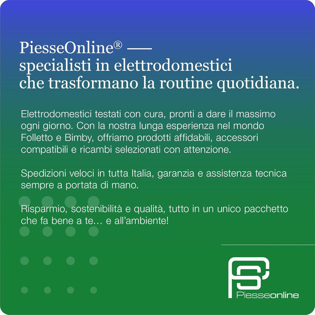 PIESSEONLINE Messer, kompatibel für BIMBY TM 21, Stahl,