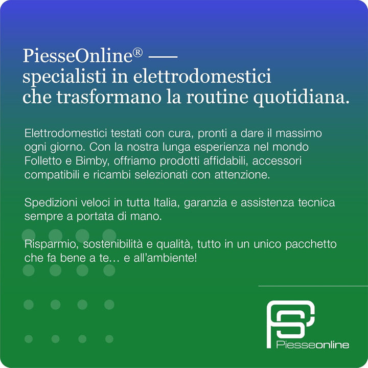 PIESSEONLINE Messer, kompatibel für BIMBY TM 21, Stahl,