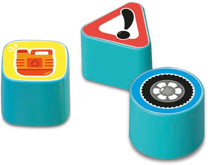 Baby Clementoni 3 in 1 Rutschfahrzeug - Rutschauto für Kleinkinder ab 1 Jahr - Fahrbares Spielzeugau