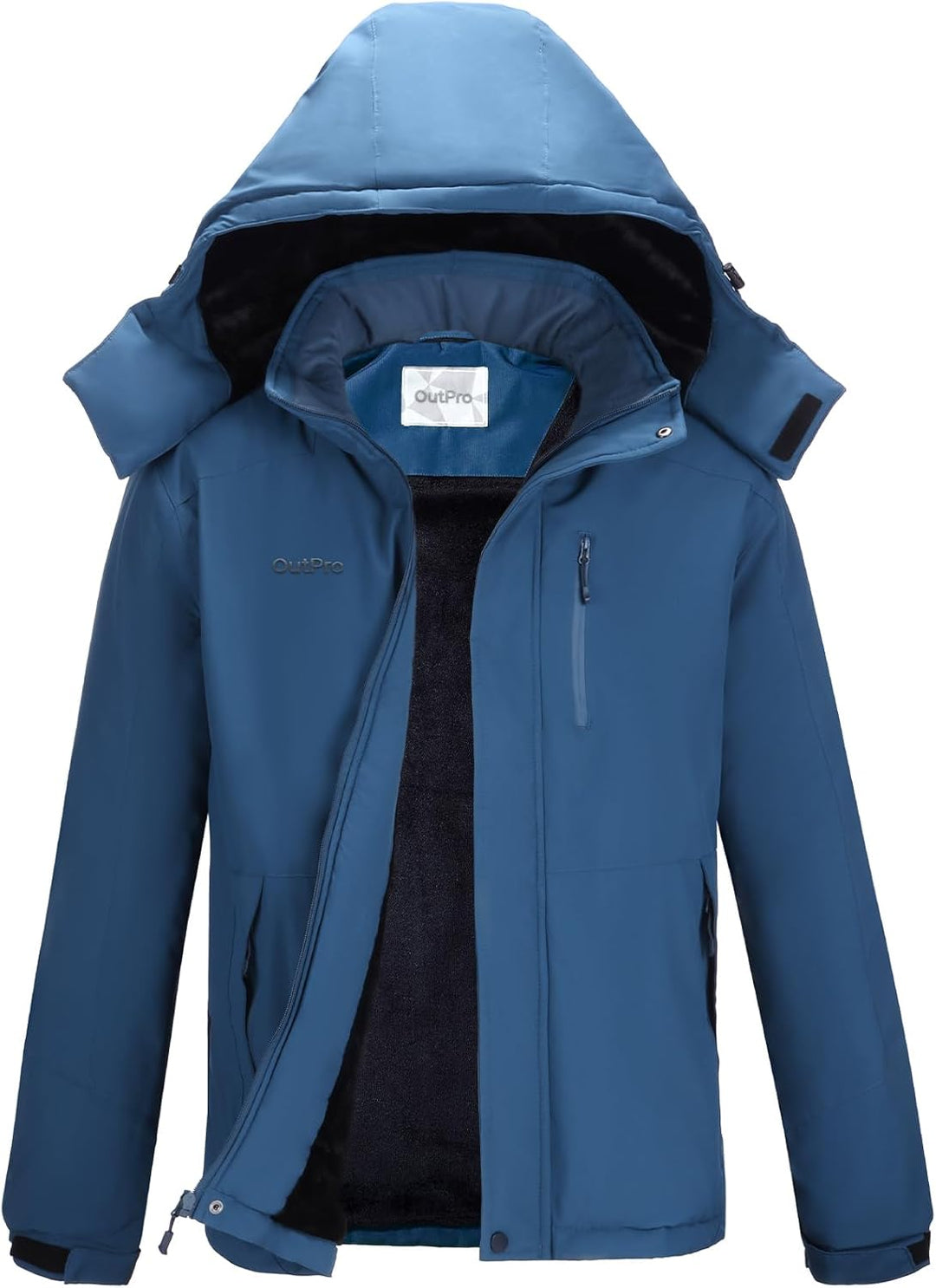 OutPro Herren Skijacke Vielseitige Winterjacke - Wasserdicht, winddicht,Perfekt für Outdoor-Aktivitä