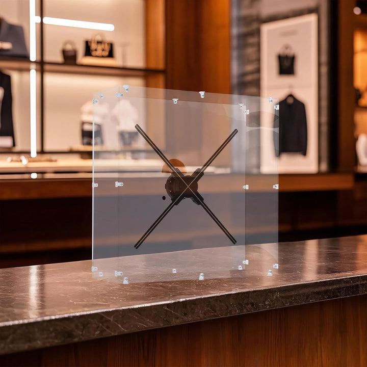 Missyou 70cm 3D Hologramm Projektor, 832 LED, WiFi Steuerung, Bluetooth, 700 Video-Materialien, App