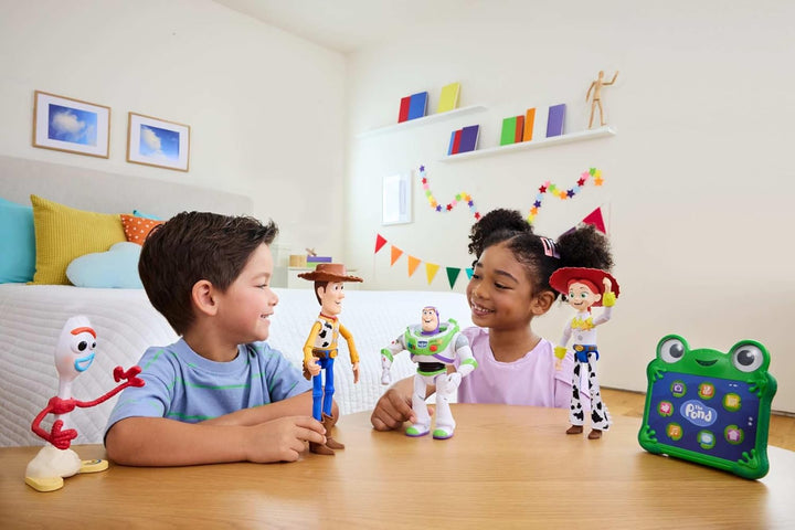Mattel Disney und Pixar Toy Story 5, sprechende Interactables-Figuren, 18 cm massstabsgetreu, Sprüch