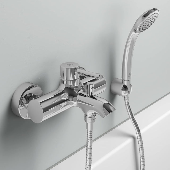 Ideal Standard BC199AA Ceraline Badearmatur Aufputz Chrom Wanne Aufputz, Chrom Wanne Aufputz