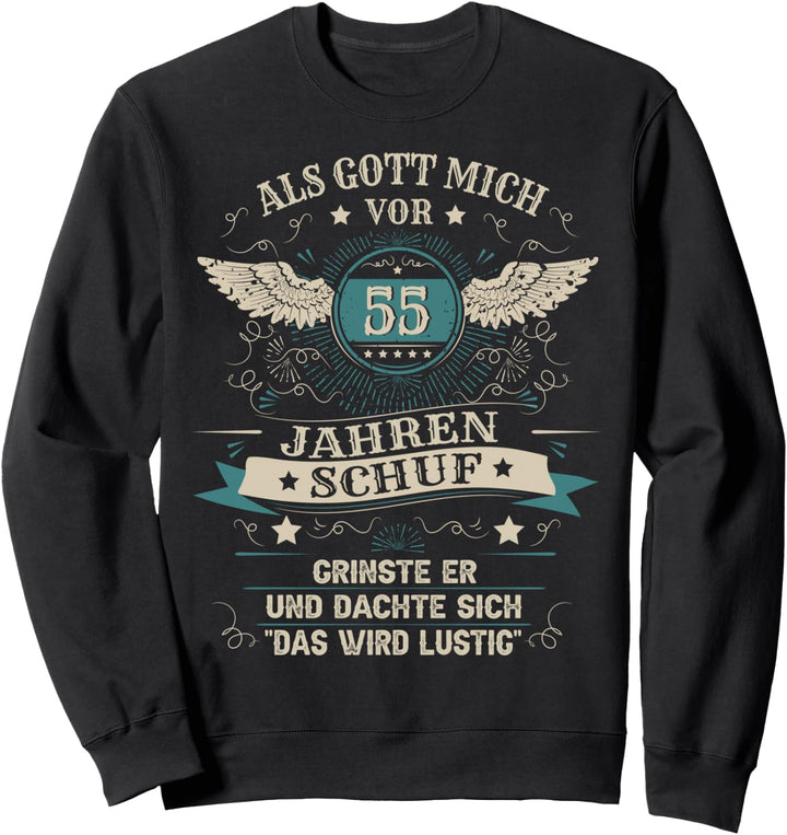 55. Geburtstag Mann Frau 55 Jahre 1969 Deko Lustig Geschen Sweatshirt