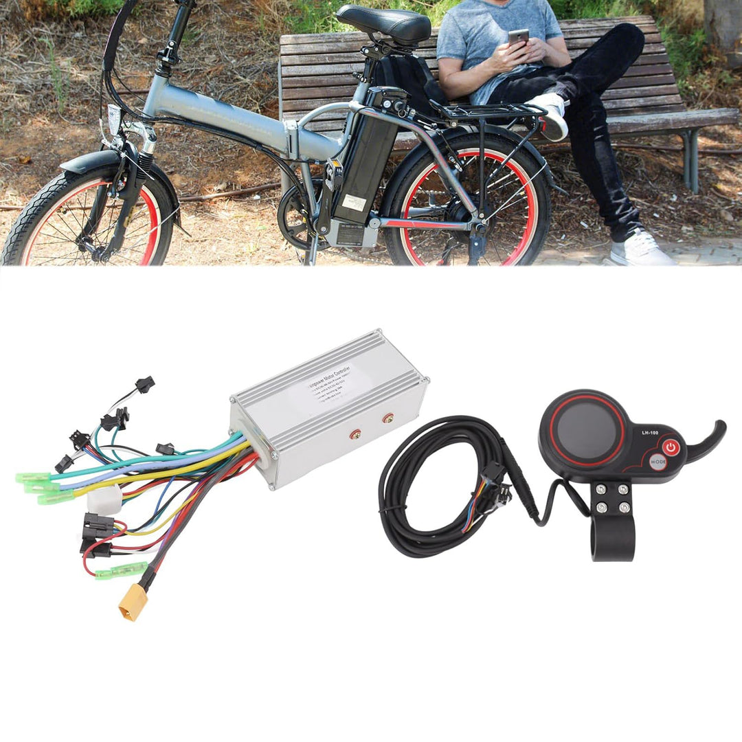 BuyWeek Elektrofahrrad Brushless Motor Controller Kit, 36V 48V 60V 1000W 38A 3 Modus Sinuswelle Cont