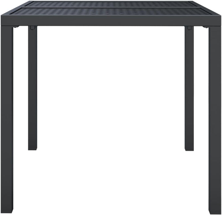 vidaXL Gartentisch, Garten Esstisch Mesh-Design, Terrassentisch Stahlgestell, Gartenmöbel Tisch, Mod