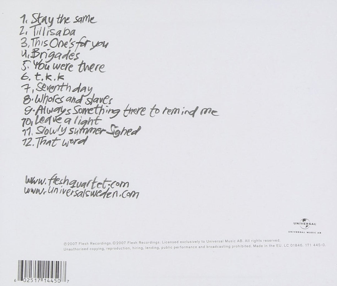 Voices of Eden, Audio-CD