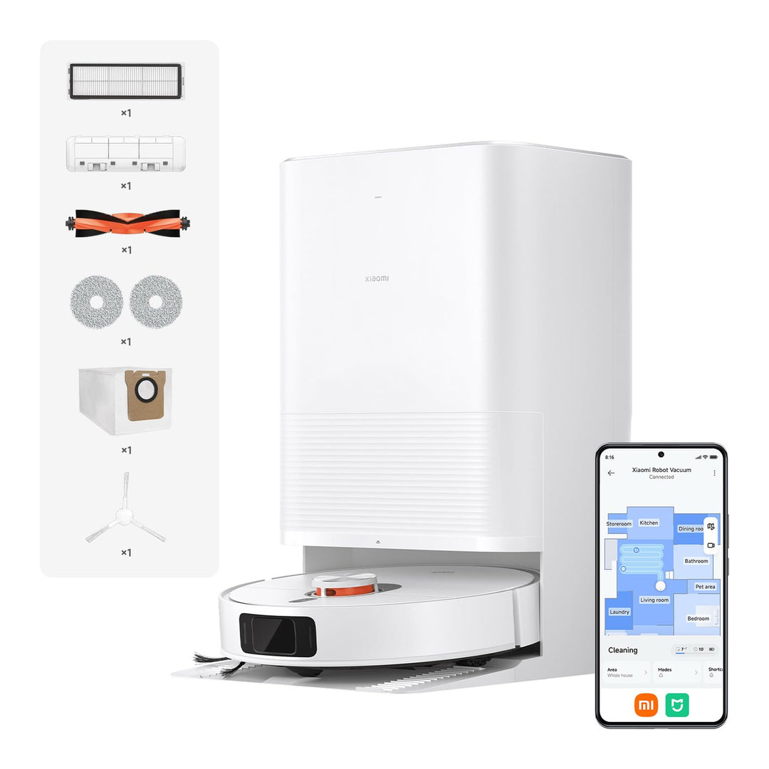 Xiaomi Robot Vacuum X20 Pro – 7000 Pa Saugleistung, duales Moppsystem, 75 Tage Staubbehälterkapazitä