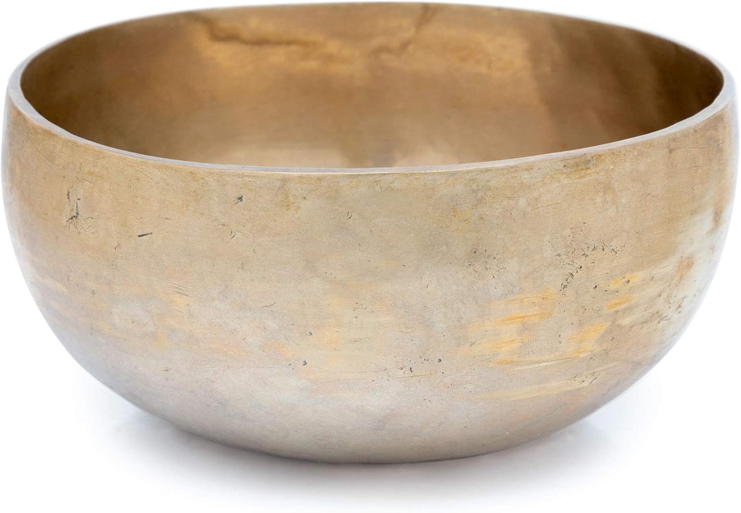XDrum Omshanti Klangschale 17 cm Set - Gewicht: 900g - handgemacht in Indien - ideal für Meditations