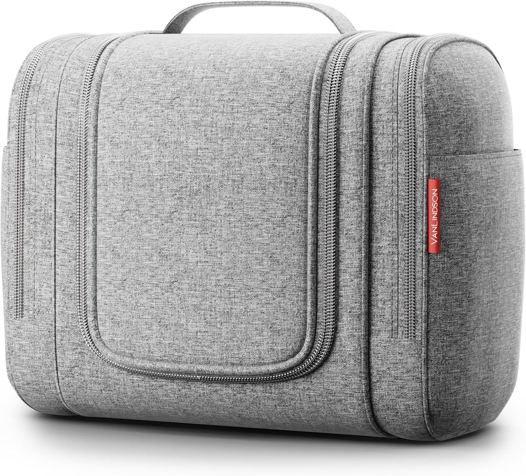 Kulturbeutel XXL [9 Liter Stauraum, Design 2025] - Kulturtasche, Kosmetiktasche Gross zum Aufhängen,