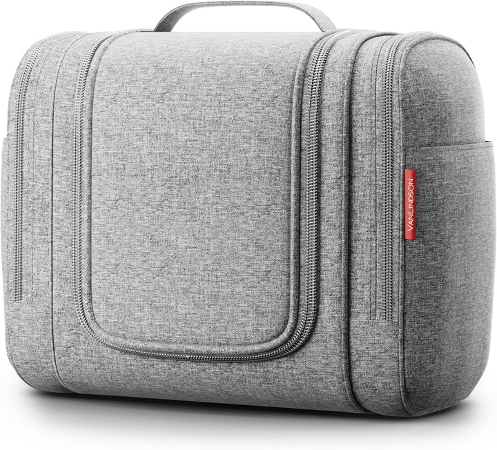 Kulturbeutel XXL [9 Liter Stauraum, Design 2025] - Kulturtasche, Kosmetiktasche Gross zum Aufhängen,