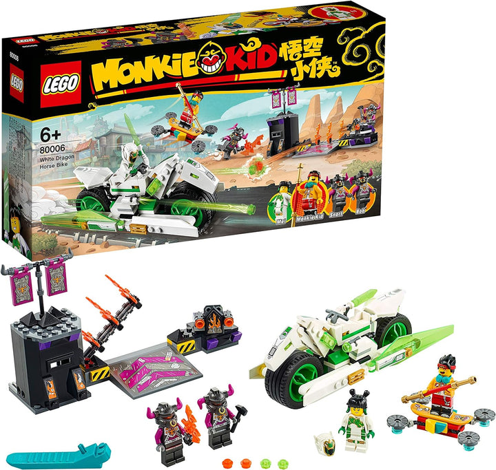 LEGO 80006 Monkie Kid Bike des weissen Drachenpferds
