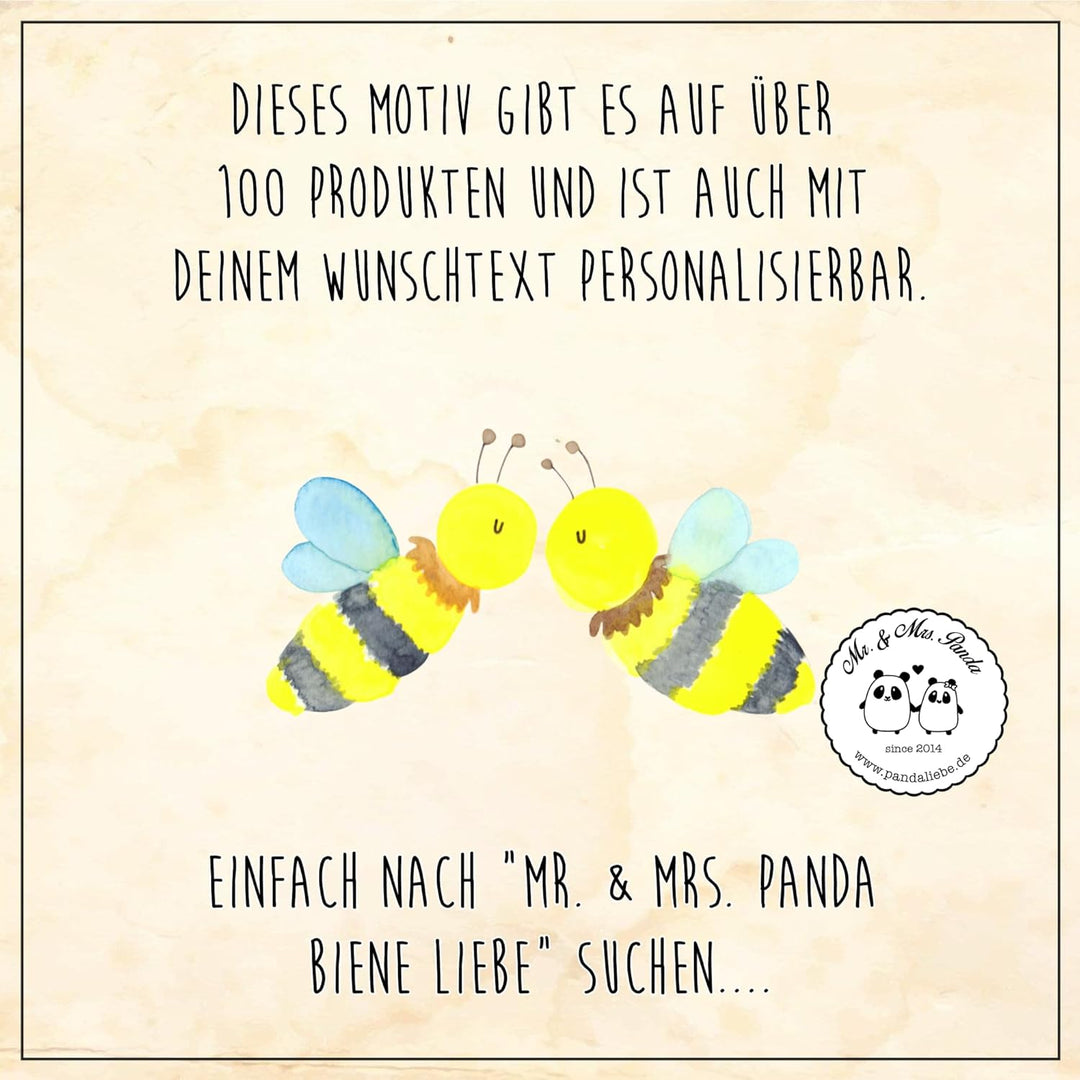 Mr. & Mrs. Panda Motiv WC Sitz Biene Liebe - Geschenk, Wespe, Klodeckel, Klobrille, Toilette, WC-Sit