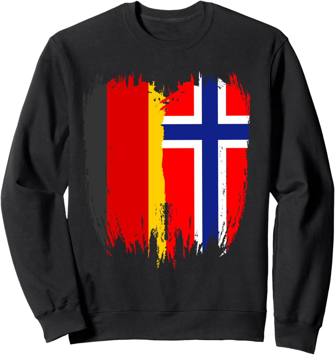 Deutschland Flagge Norwegen Sweatshirt