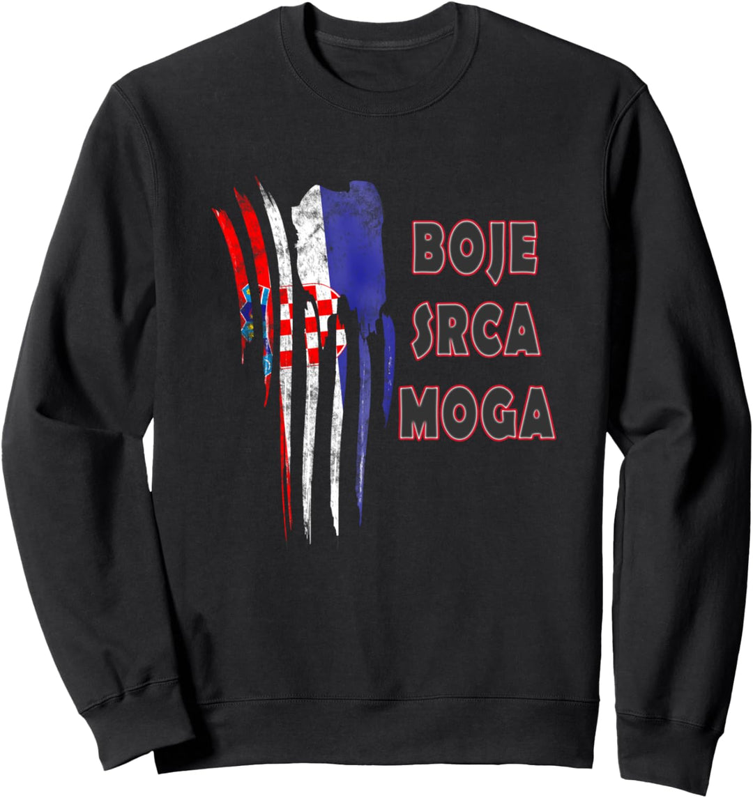 Für Kroatien Sportfans - Kroatische Flagge Sweatshirt