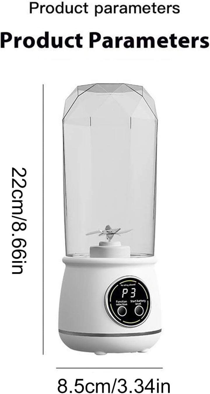 Kabelloser Und Tragbarer Mixer - 550 ml Auslaufsicherer Kabelloser Leistungsstarker Mixer für Shakes