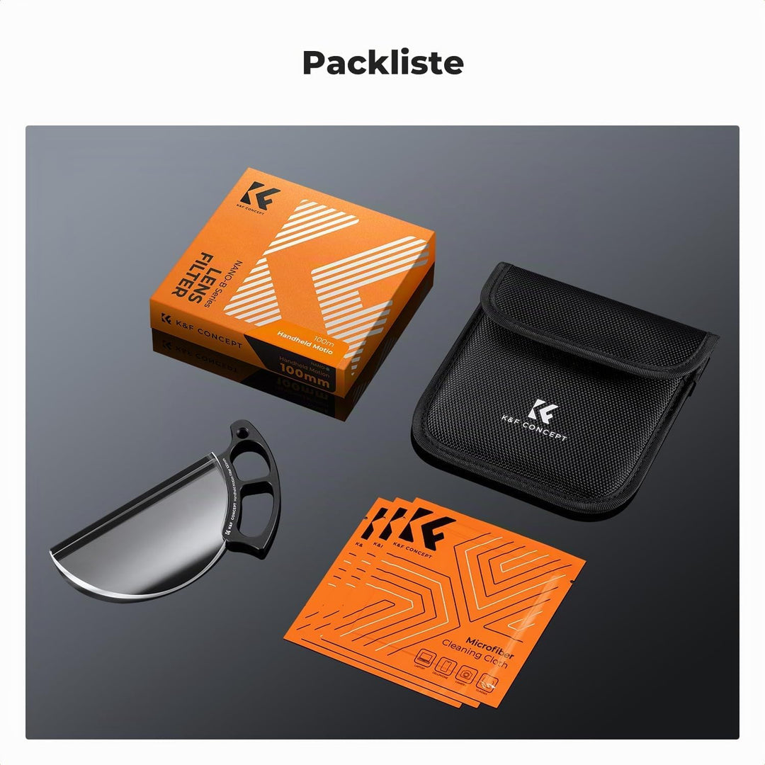 K&F Concept B-Serie Filter Objektiv mit Bewegungsunschärfe-Effekt für Handys und Kameras, Filter für