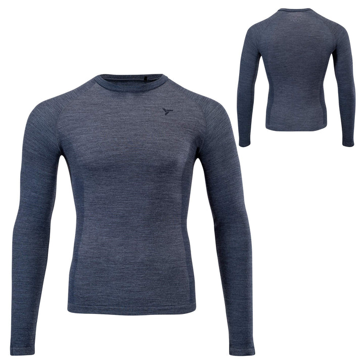 SILVINI Lana Thermoshirt Herren Langarm Thermounterwäsche Herren Merino Thermo Oberteil Herren Merin