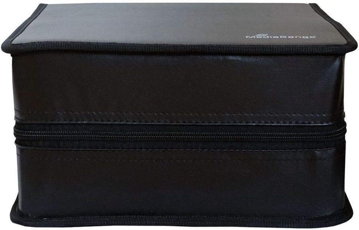MediaRange Archivierungsmappe für 500 Discs, Kunstleder, schwarz