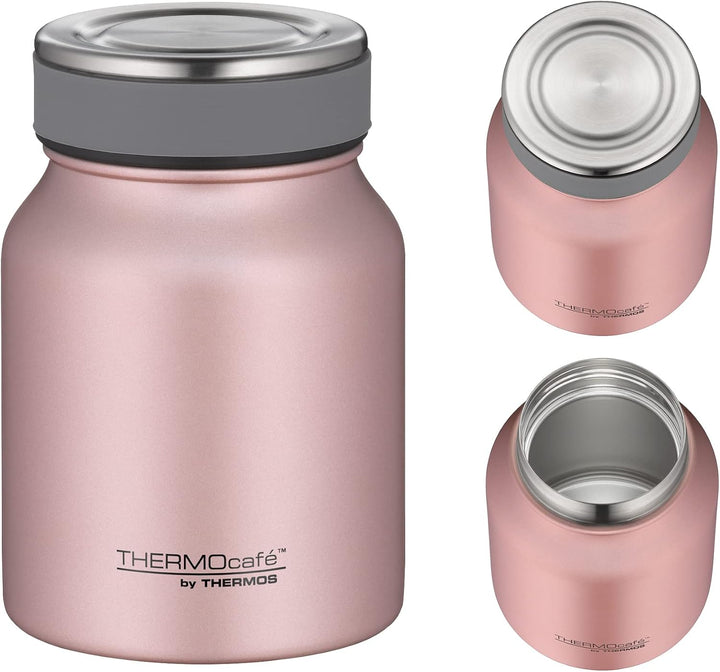 THERMOcafé by THERMOS TC FOOD JAR rose gold mat 0,50l, 9h heiss 14h kalt, Thermobehälter für Essen,