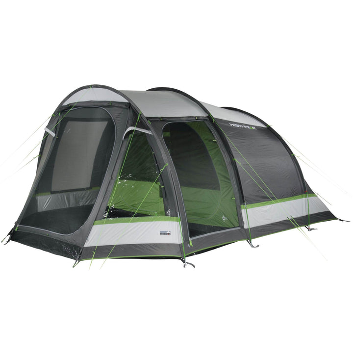High Peak Tunnelzelt Meran 5.0 Personen Camping Familien Zelt 2 Kabinen Vorraum