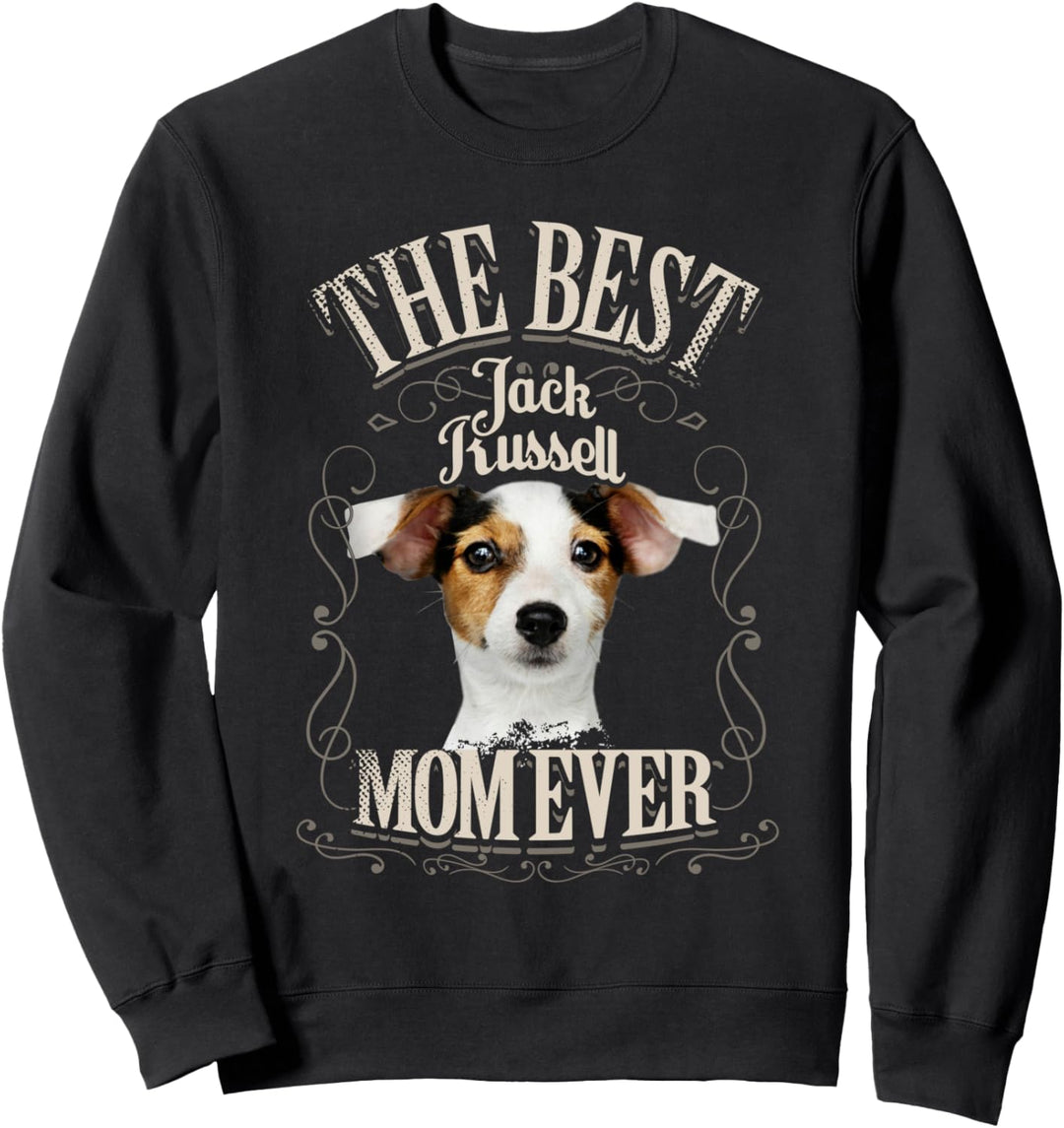 Best Jack Russell Mom Ever Parson Terrier Geschenk Vintage Sweatshirt