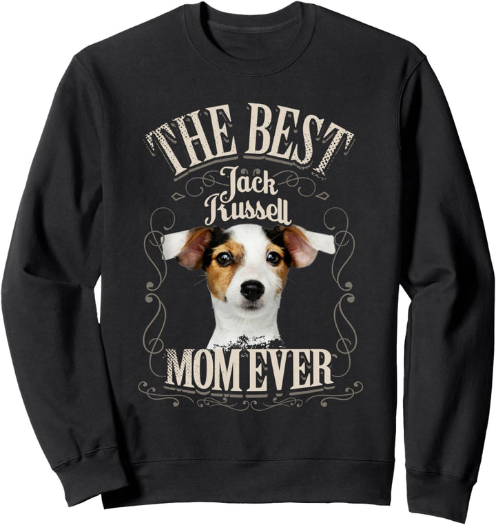 Best Jack Russell Mom Ever Parson Terrier Geschenk Vintage Sweatshirt