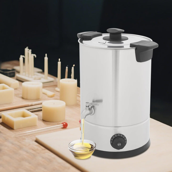 Areao 1800W Elektrischer Wachsschmelztiegel mit Temperaturgeregelt (12L) | Präzise Temperaturregelun