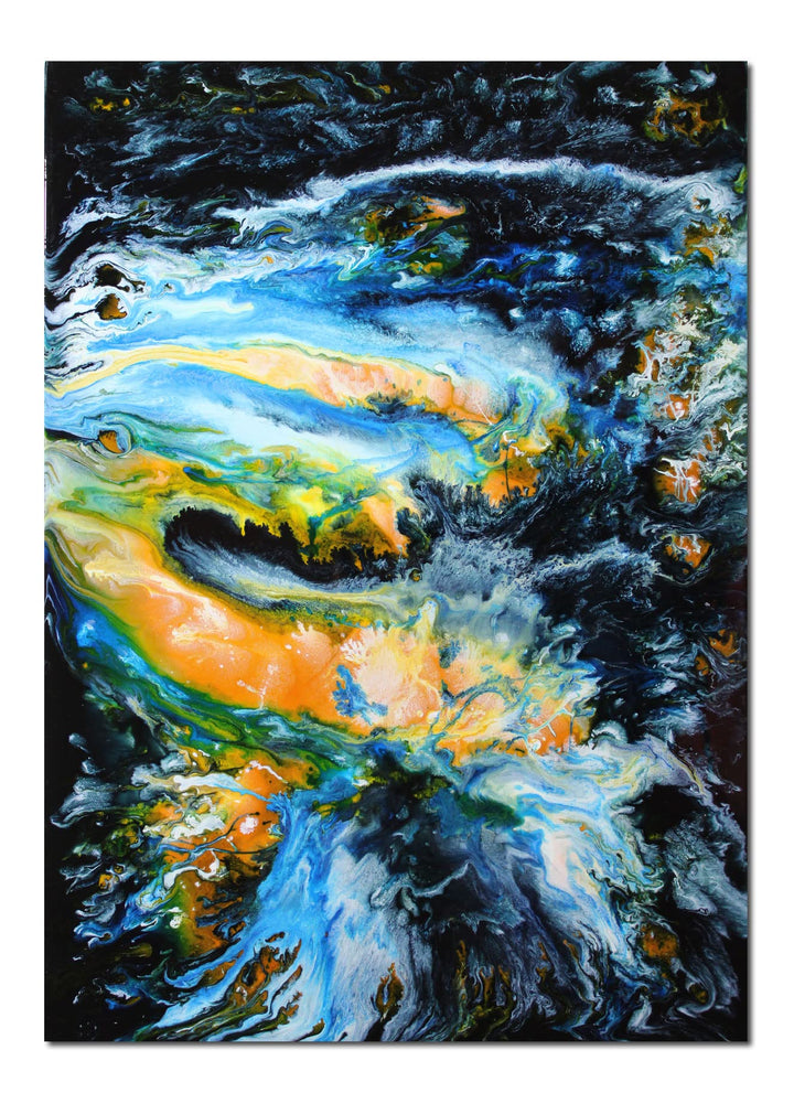 Original Gemälde Abstrakte Malerei - moderne hochglanz Wandbilder - Resin Art Kunst Bild Harz Unikat