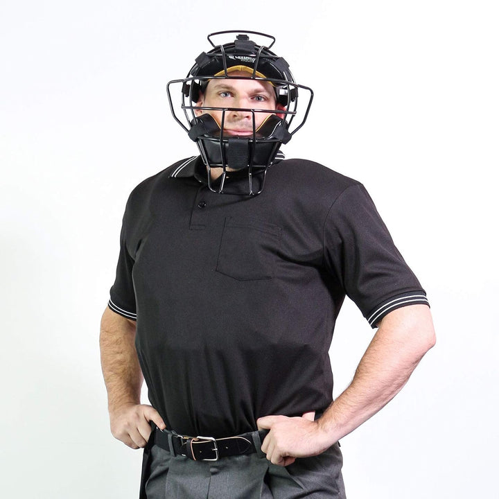 Herren Baseball/Softball Umpire Polo Shirt Baseball-/Softball-Poloshirt – Polyester (1er Pack), M Ro