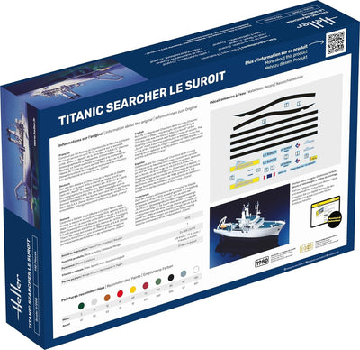 Heller Modell Boot Titanic Searcher Le Suroit – 1/200 56615