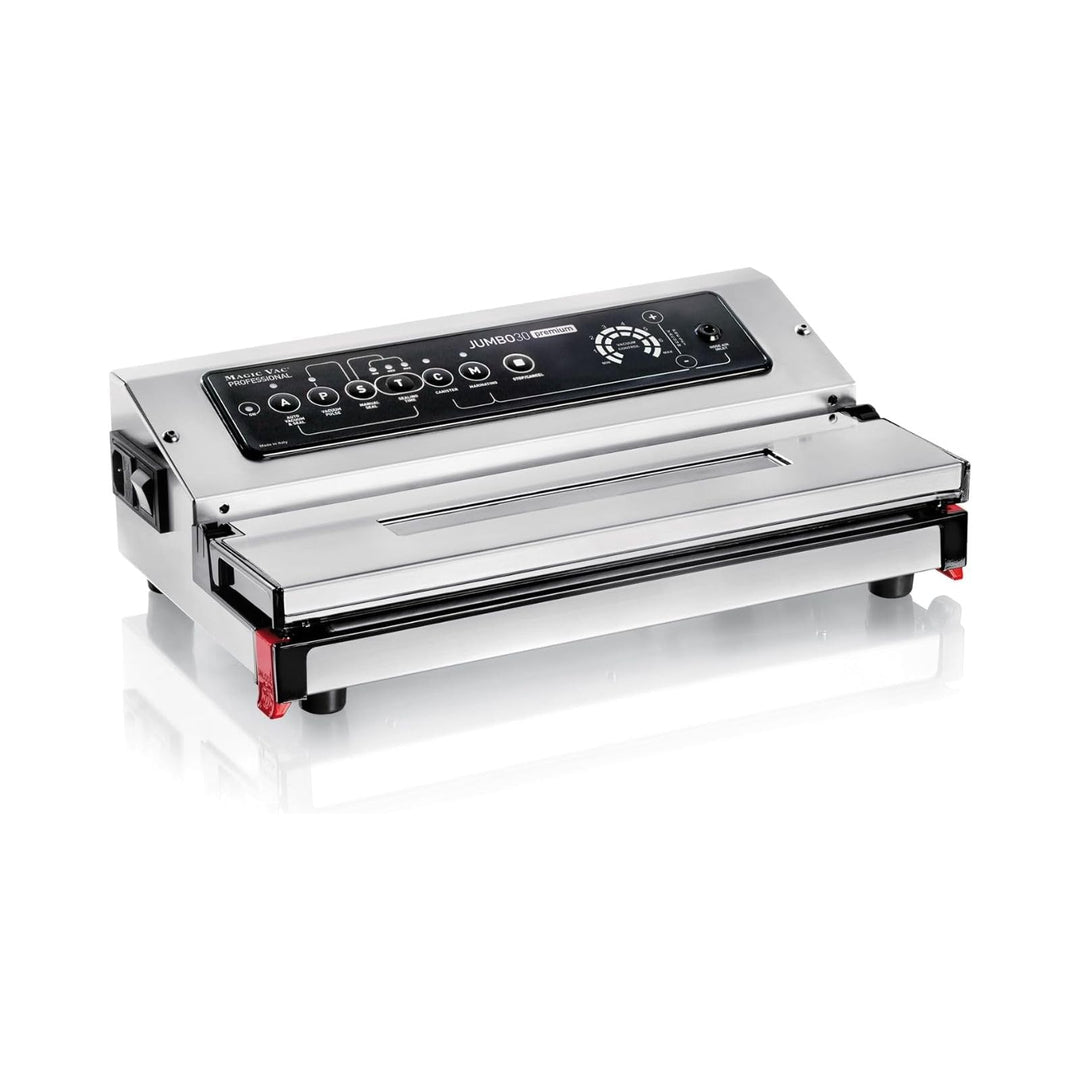 Magic Vac, Jumbo 30 Premium, Heavy Duty Lebensmittel-Vakuummaschine aus Edelstahl, Ideal für Vakuumb